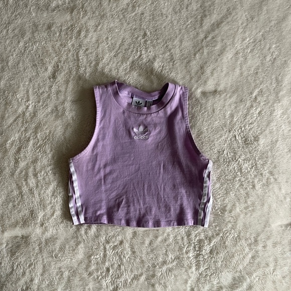 adidas Tops - adidas lilac crop